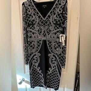 Beaded evening dress